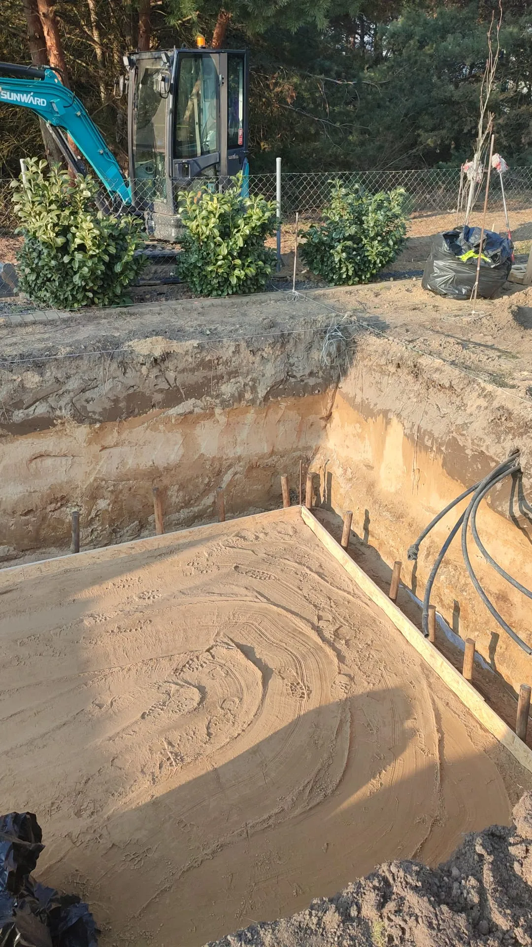 Zakończony wykop gotowy do użycia