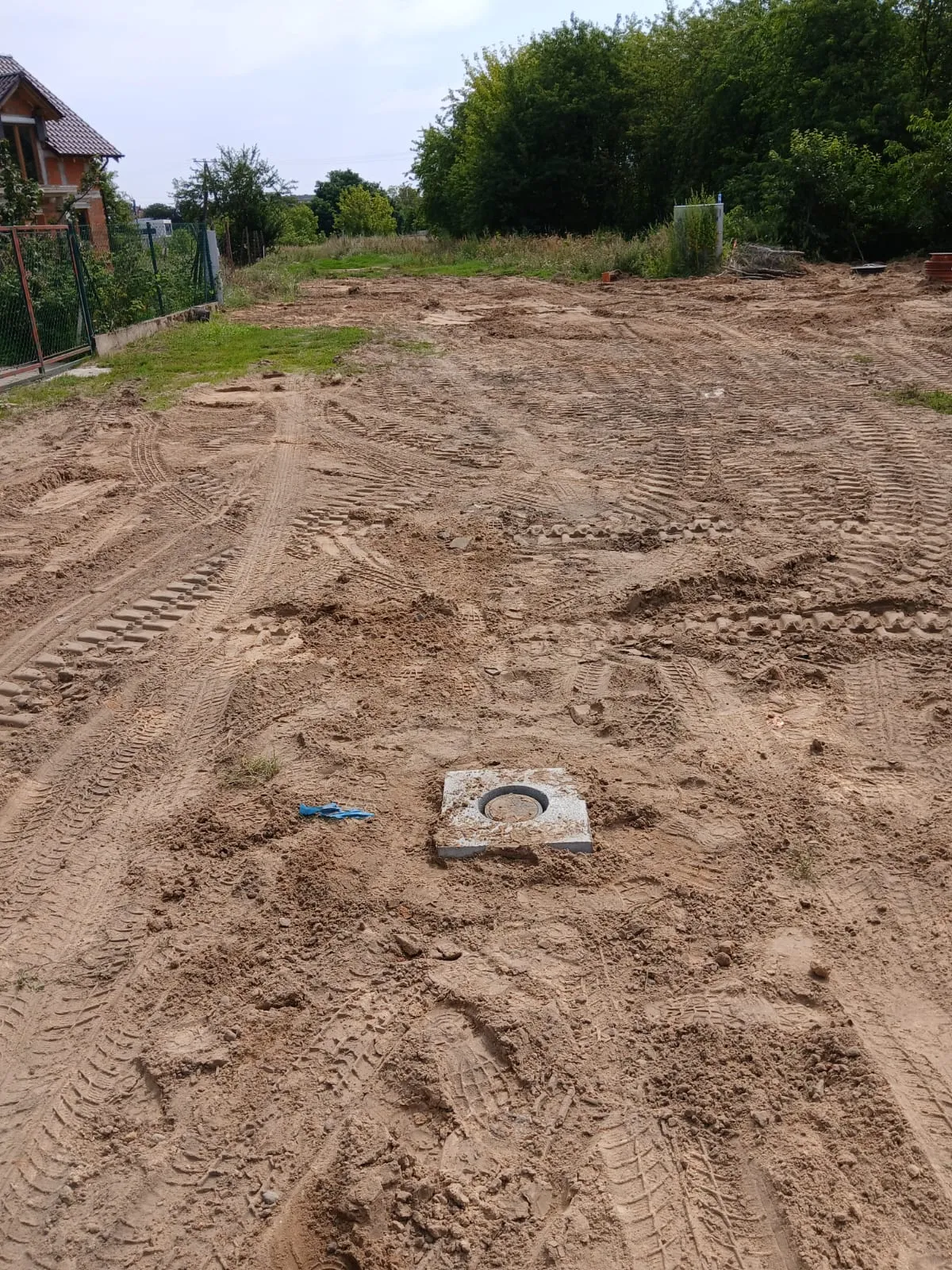 Przygotowanie terenu pod przyłącza wodno-kanalizacyjne