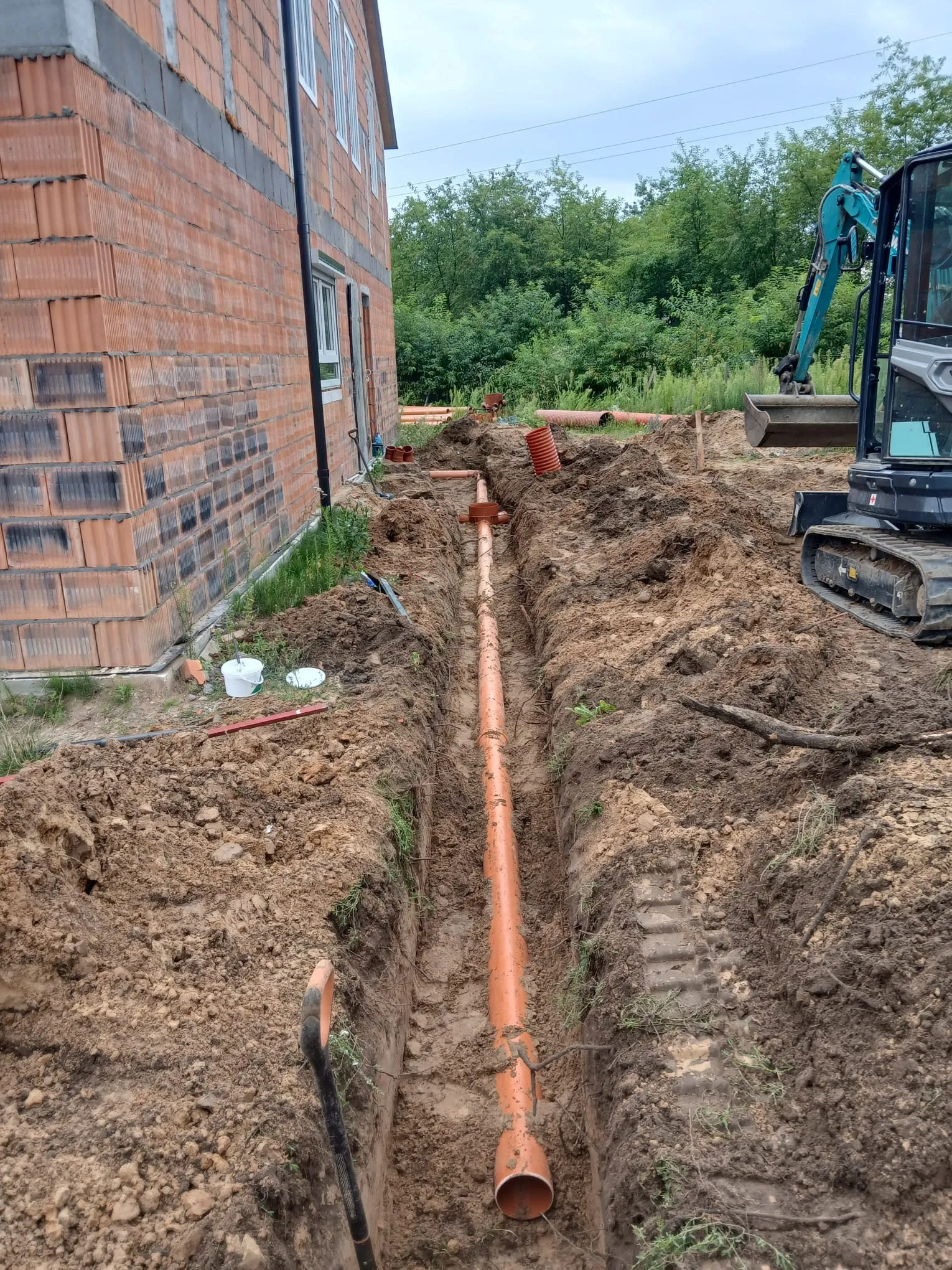 Zakończona instalacja przyłączy