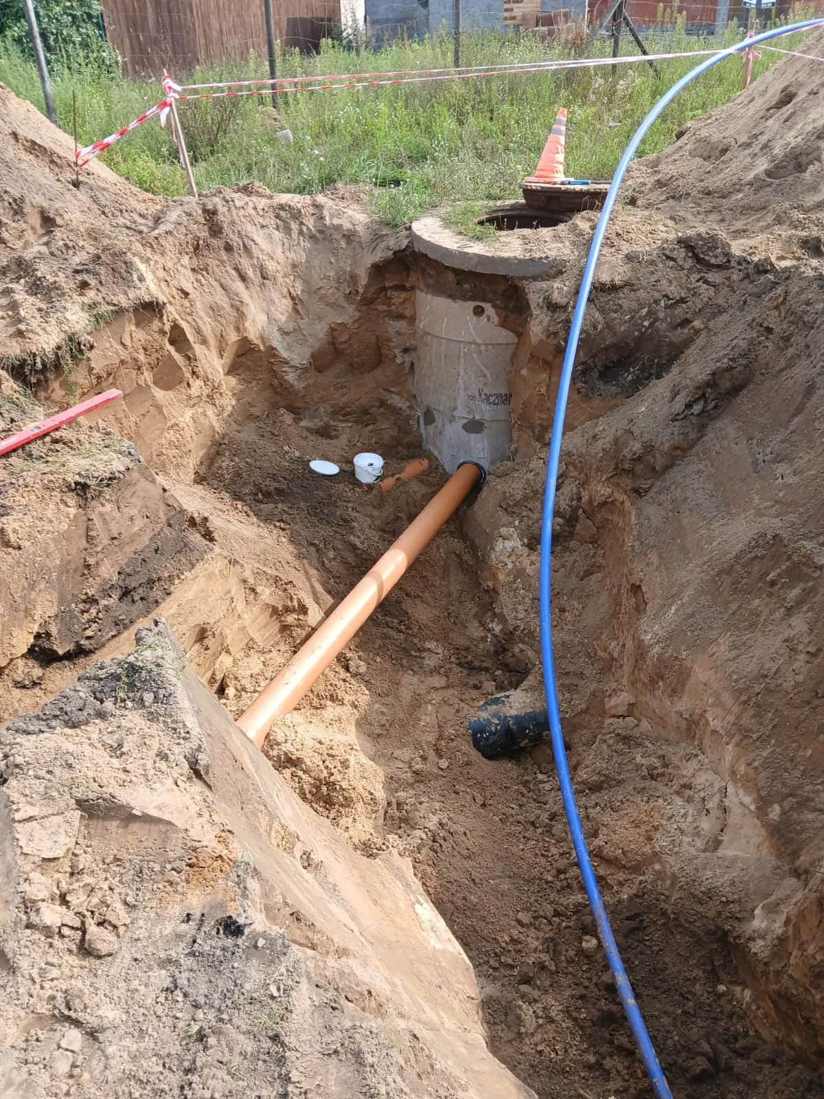 Zakończone przyłącza kanalizacyjne
