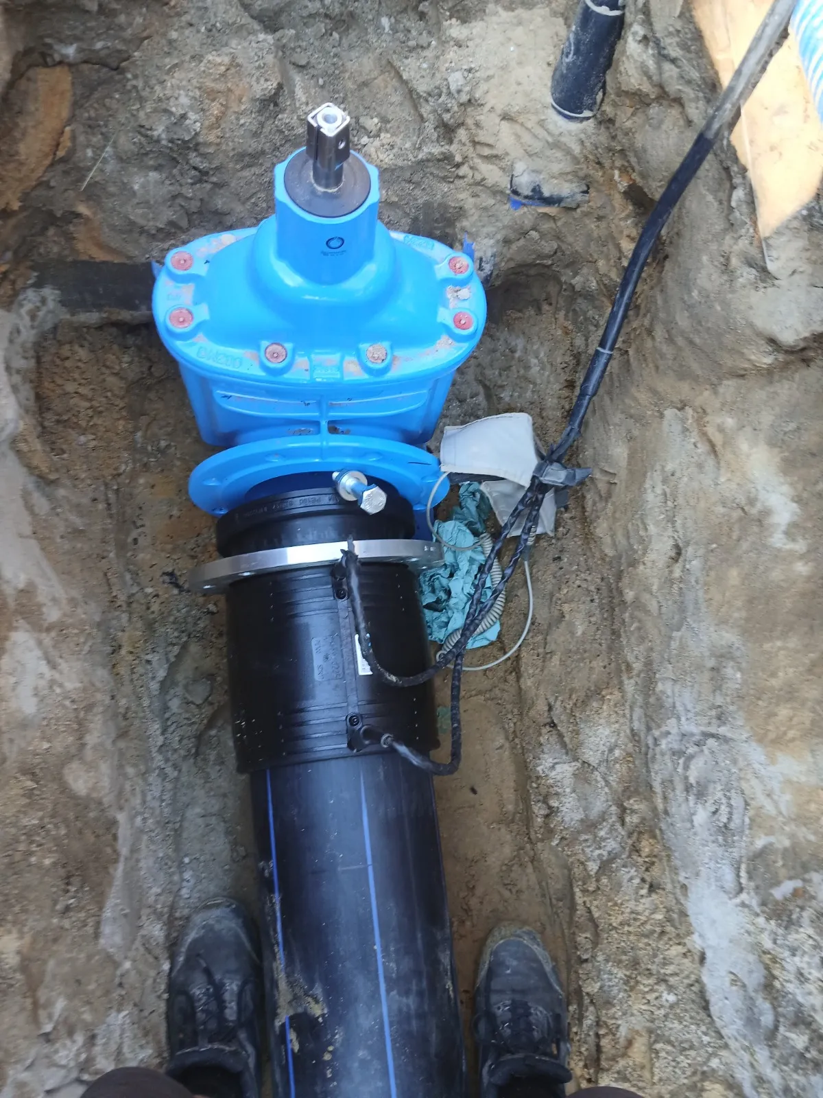 Magistrala wodociągowa 200mm